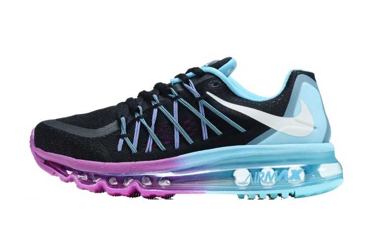 nike air max 2015 femme 2013 vendre noir violet bleu le plus populaire
